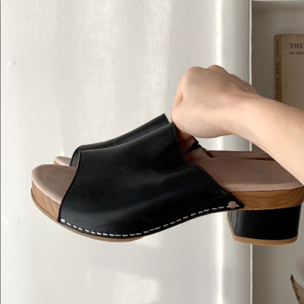 Black Dansko Clog Sandals